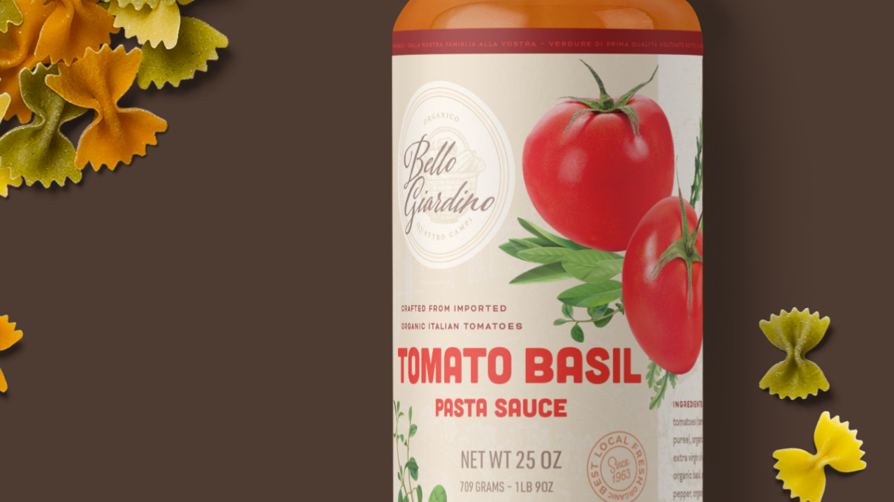 Pasta Sauce Label Design Sustainable Packaging Branding Designer