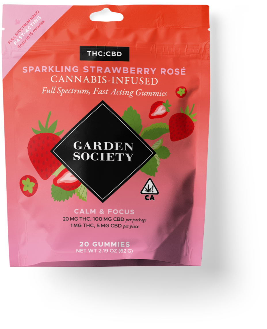 Garden Society strawberry gummies