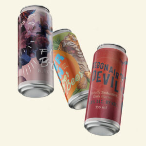 Beer can custom design pint canned alcohol drinks